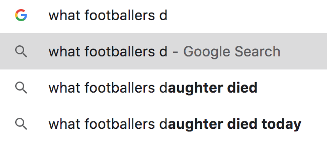 Most Disturbing Soccer Searches