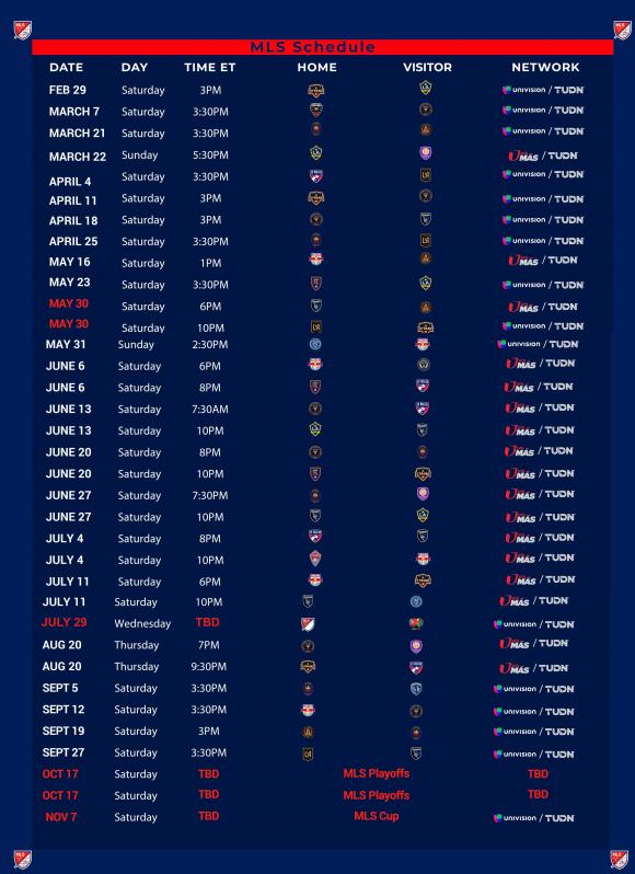 How To Watch MLS 2020