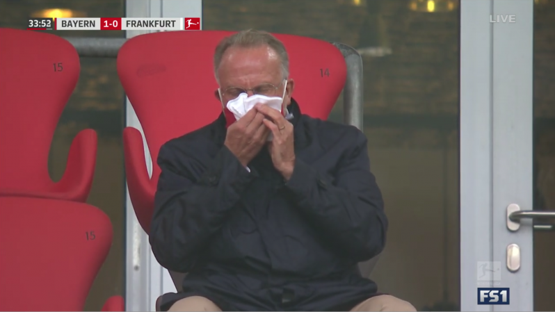 Rummenigge Mask Fail