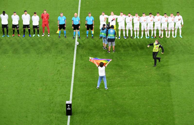 Germany Hungary Rainbow Flag Colors Pitch Invader