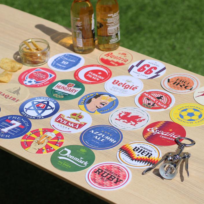 Boot and Ball beer mats