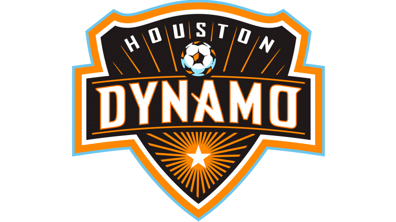 The old Houston Dynamo logo with its nasty soccer ball is no more.