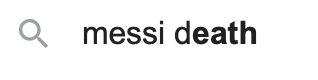 Oddest Messi Searches