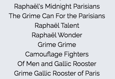 PSG band names