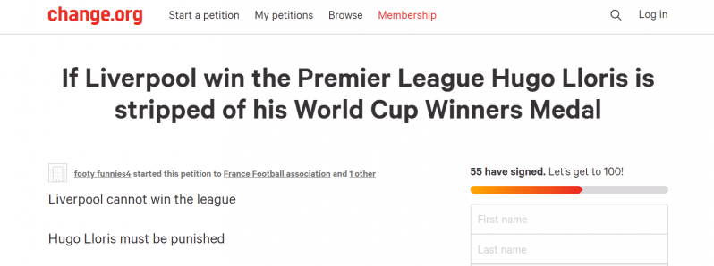 Lloris Petition