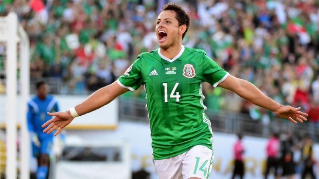 Chicharito celebration