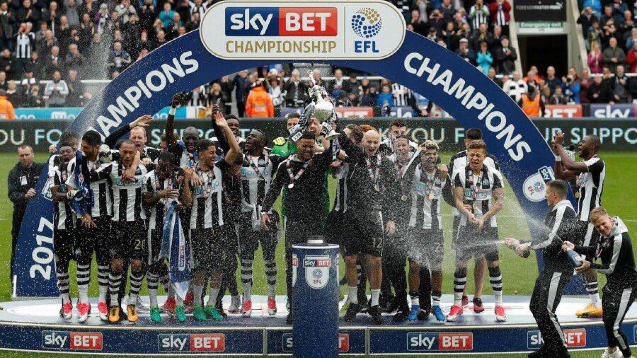 Newcastle FC Win The Sky BET Championship 