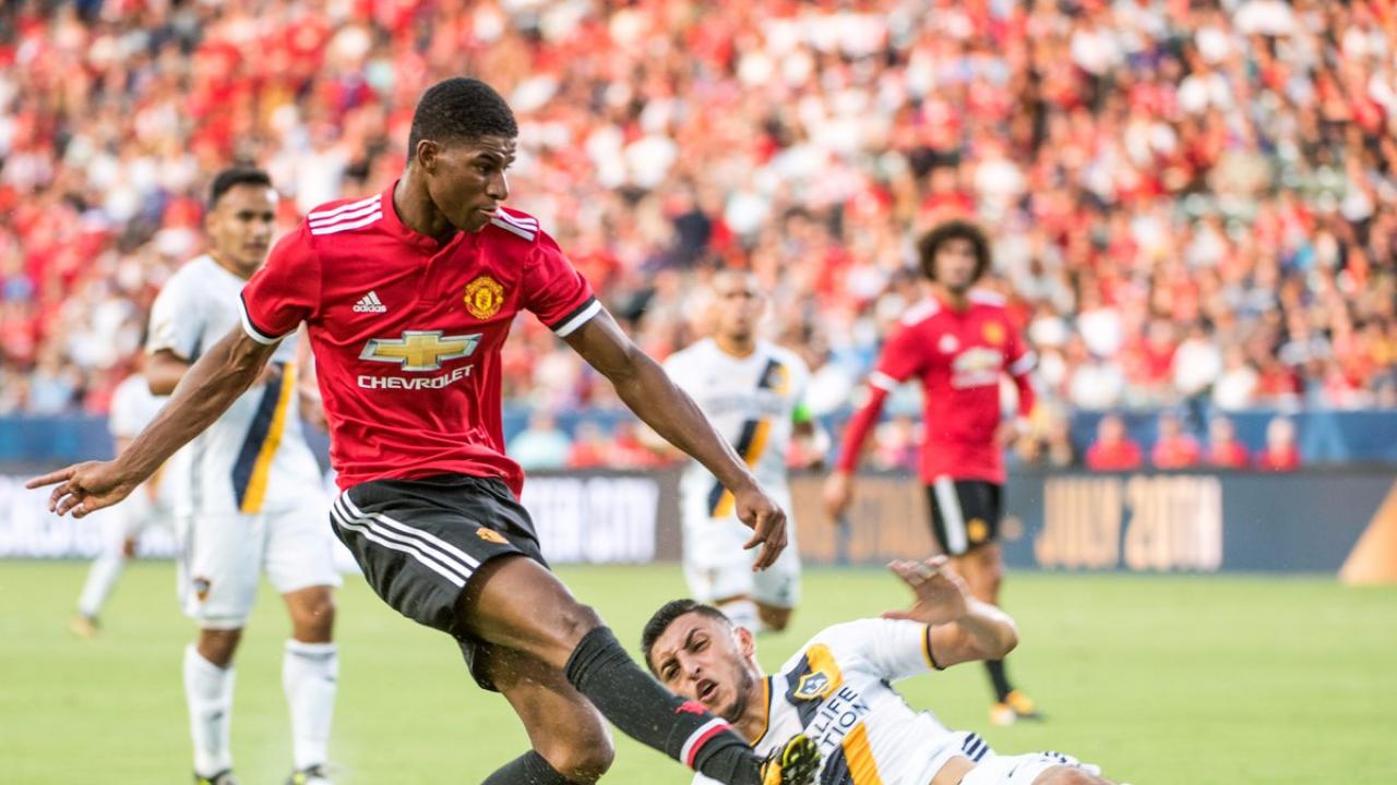 Manchester United Striker Marcus Rashford Goal Against LA Galaxy 