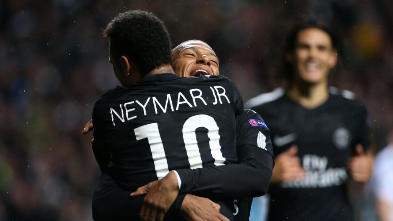 Neymar Jr Kylian Mbappe PSG 