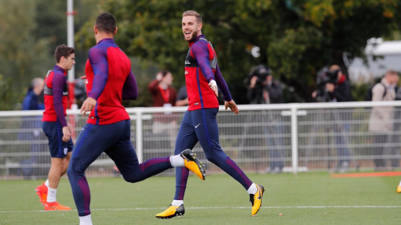 Jordan Henderson England Training