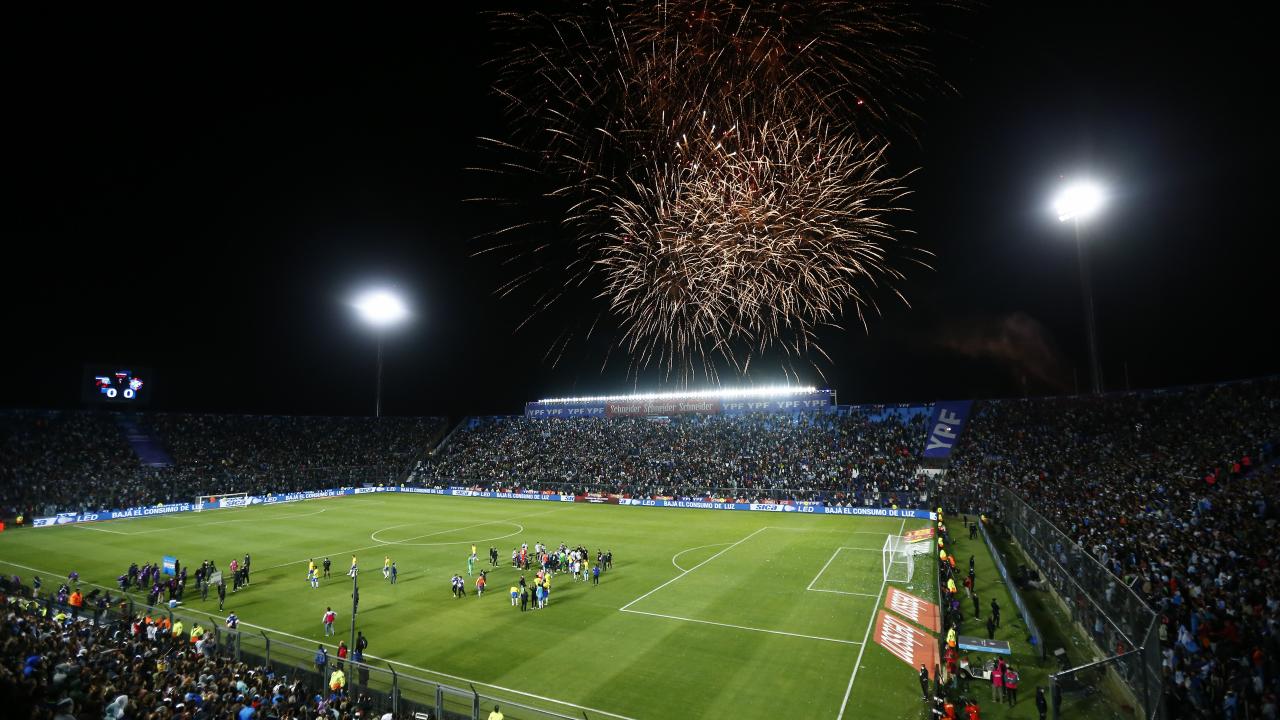 Prematch Fireworks Before Brazil Vs. Argentina