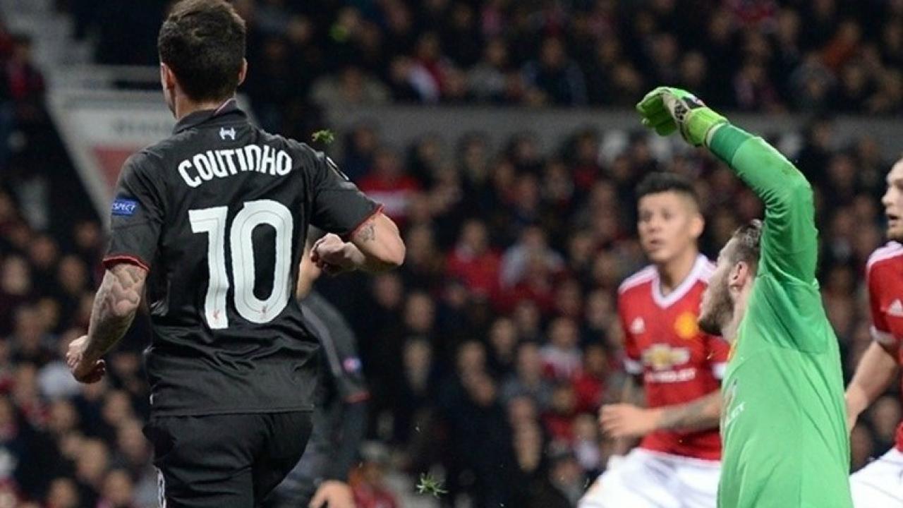 Coutinho's classy finish puts Manchester United in a big deficit. 