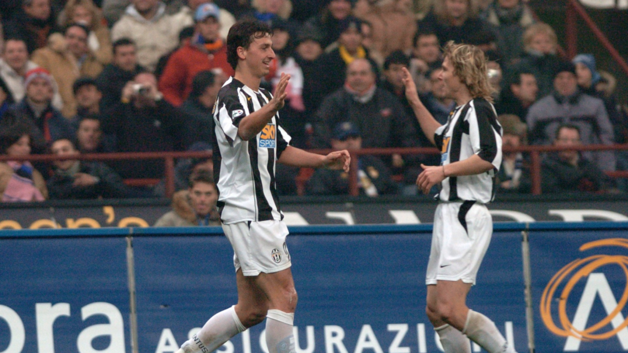 Pavel Nedved and Zlatan