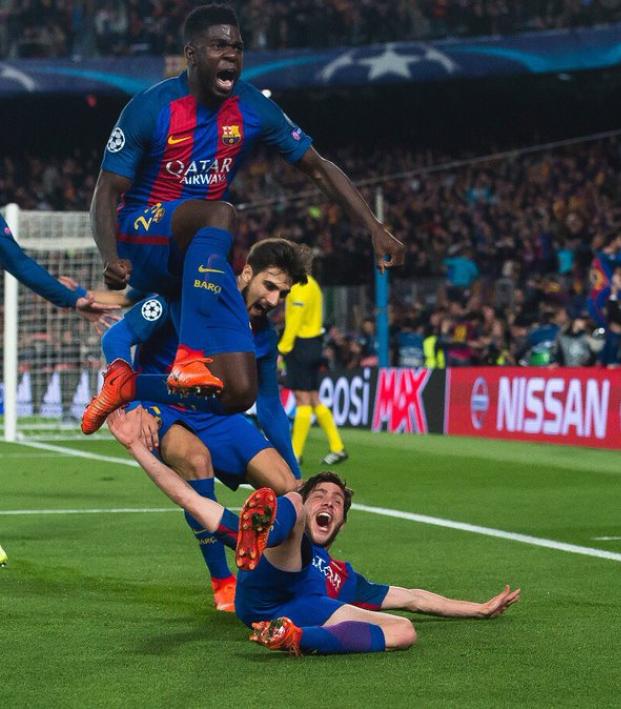 Sergi Roberto Scores Against PSG In The Champions League