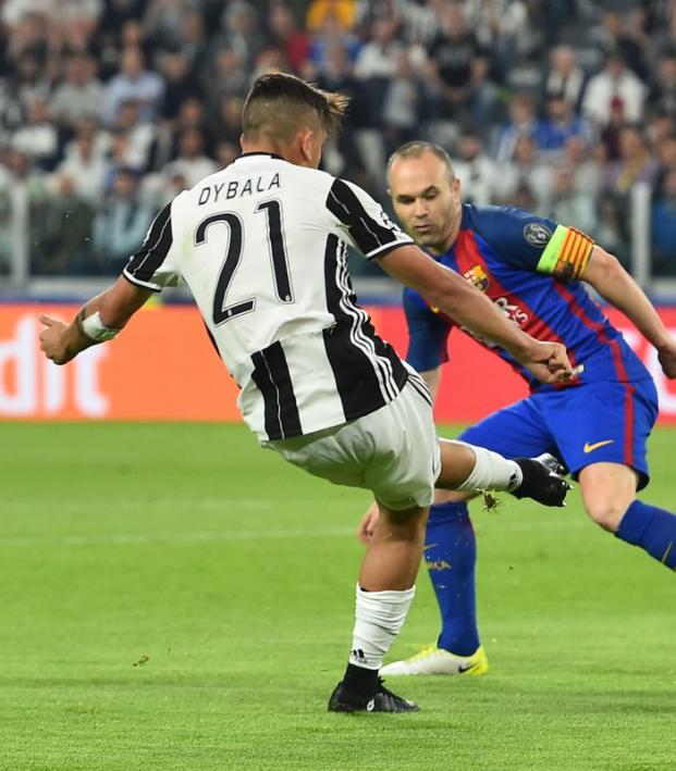 Paulo Dybala Scores Twice Against Barcelona 