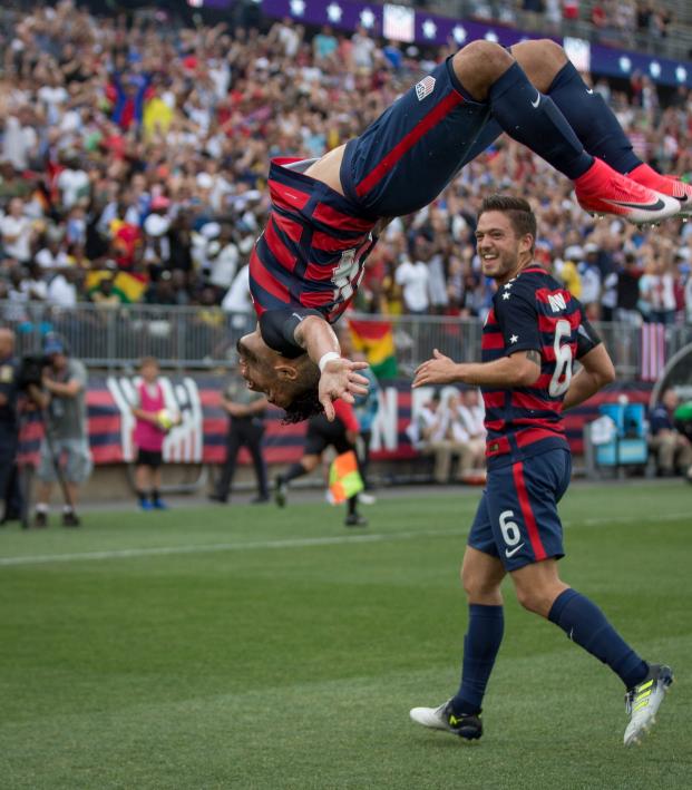 Dom Dwyer USA Celebration vs. Ghana