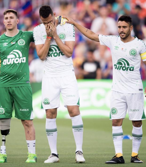 Chapecoense Players Charity Match Against FC Barcelona