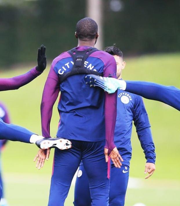 Yaya Toure Manchester City Training 