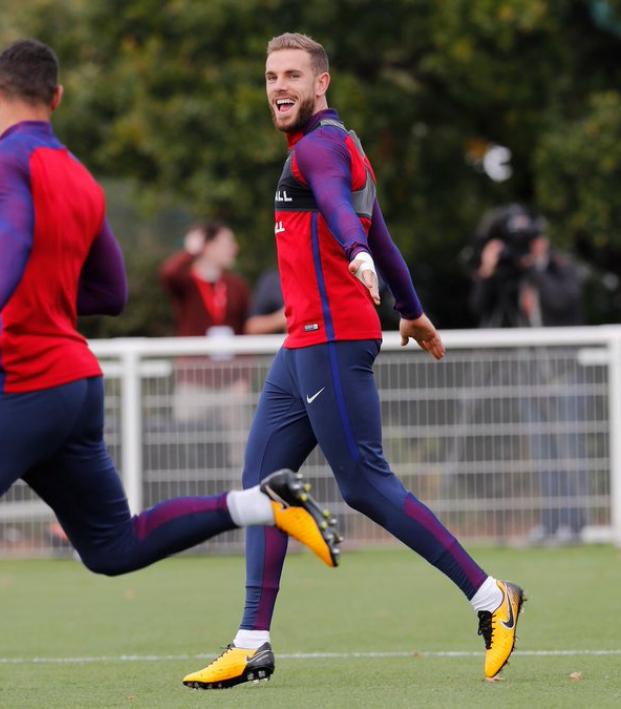 Jordan Henderson England Training