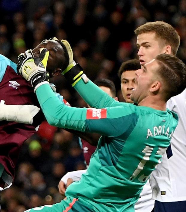 Adrian Goal Line Clearance vs Tottenham Hotspur