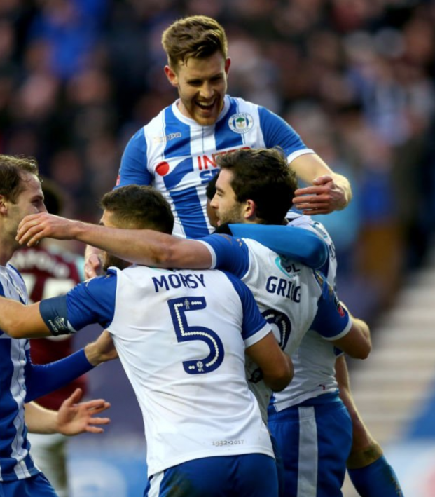 Will Grigg Celebration