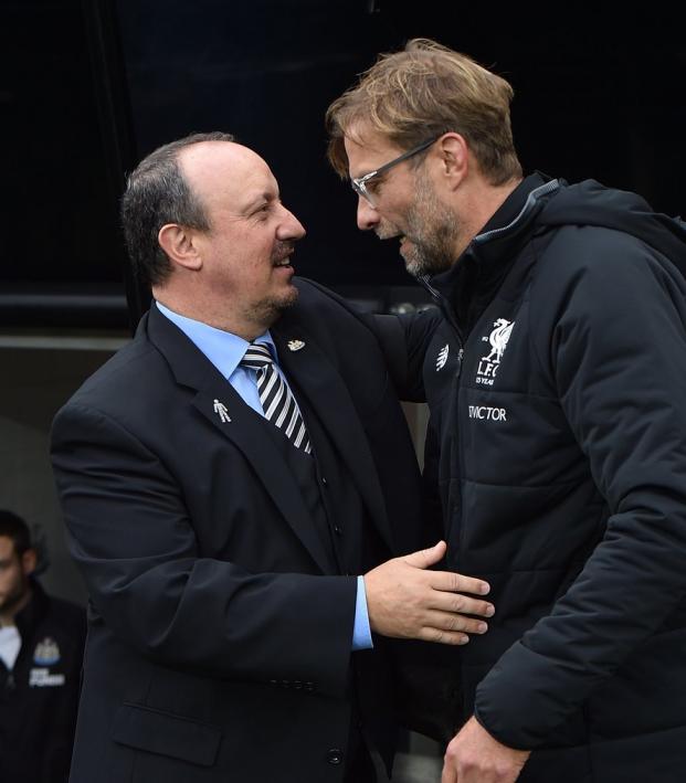 Rafa Benitez and Jurgen Klopp