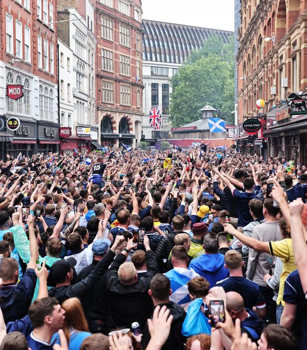 Scotland fans in London