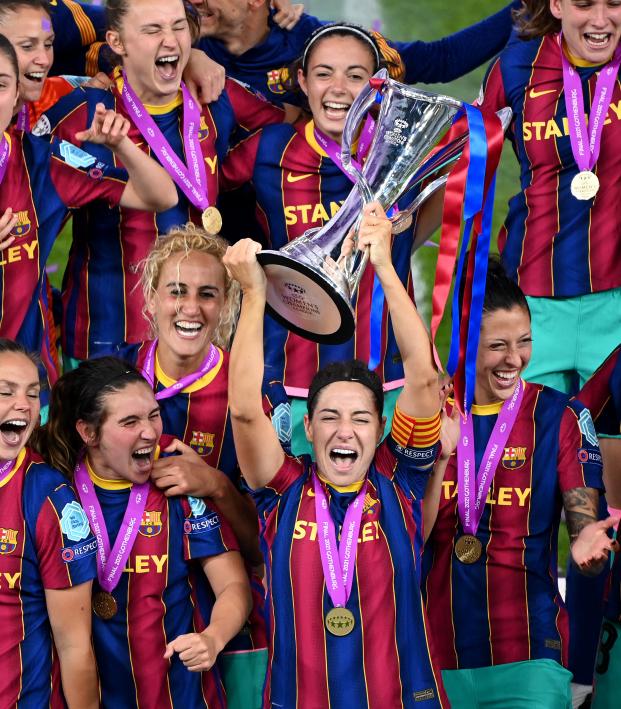 Barcelona Celebrates Winning The Champions League