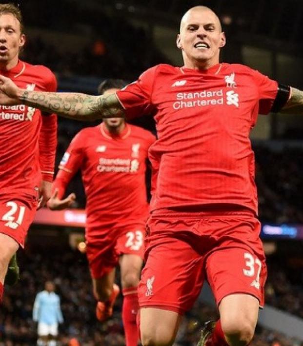 Martin Skrtel celebration. 