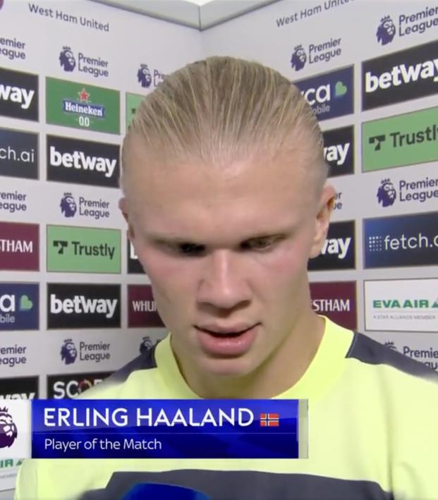 Erling Haaland interview