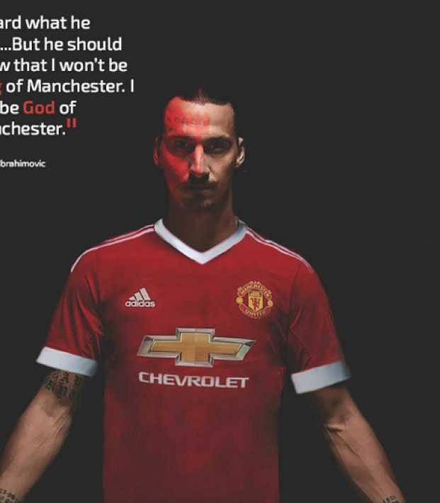 Zlatan is King of Manchester 