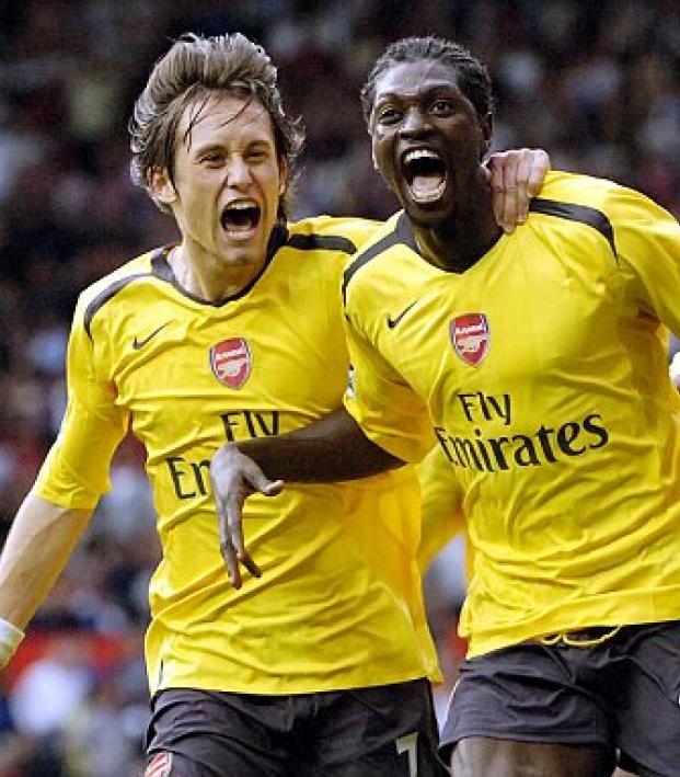 Emmanuel Adebayor on Tomas Rosicky