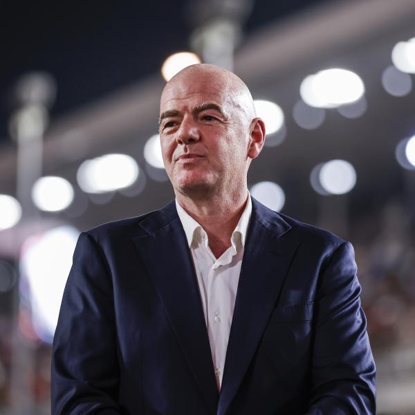 Gianni Infantino at Formula 1 Qatar Grand Prix