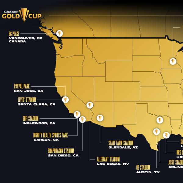 2025 Gold Cup host cities