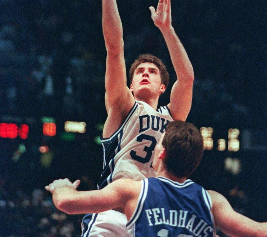 Christian Laettner, The Shot