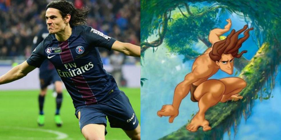 Edinson Cavani Tarzan Cartoon