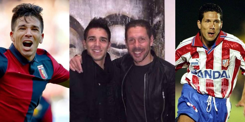 Diego Simeone and Giovanni Simeone 