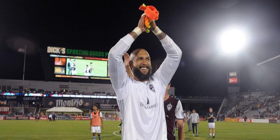 The Colorado Rapids' Tim Howard