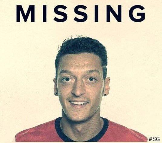 Ozil is often missing in big games.