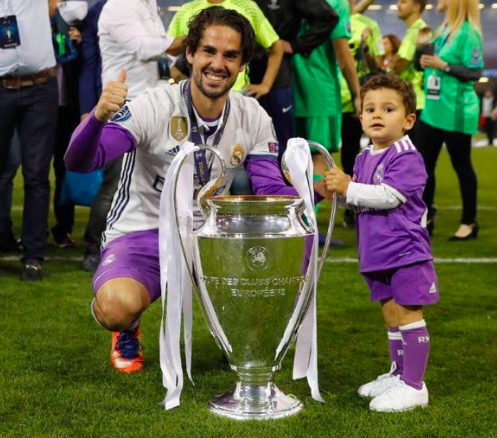 Isco and son Isco Jr. 