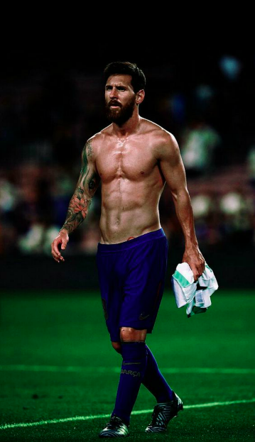 Shirtless Soccer Players