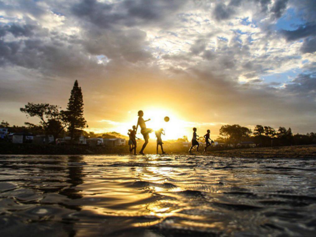 Beach Soccer at Crescent Head, Australia