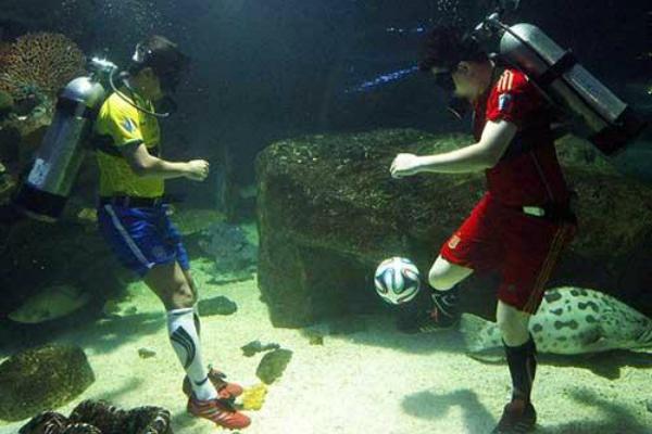 underwater soccer