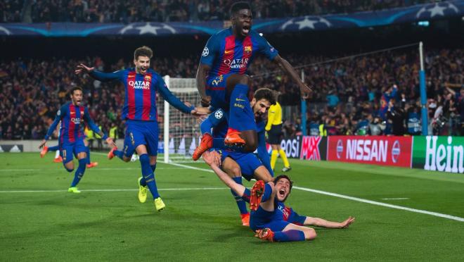 Sergi Roberto Scores Against PSG In The Champions League