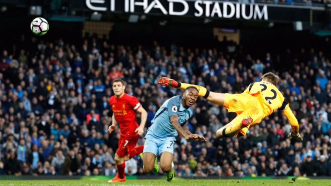 Raheem Sterling Attempt Saved