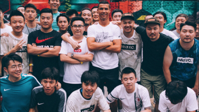 Cristiano Ronaldo in China