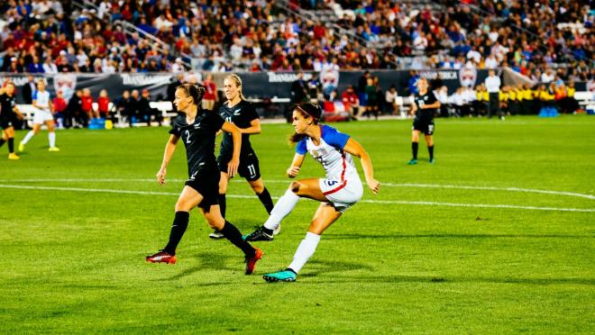 Alex Morgan goal New Zealand