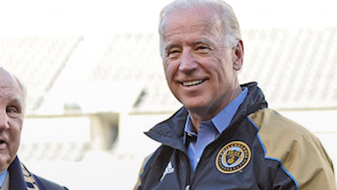 Joe Biden is a soccer fan