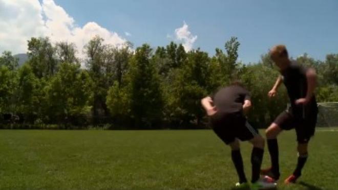 Blocked Tackle Soccer Skills Training Video 