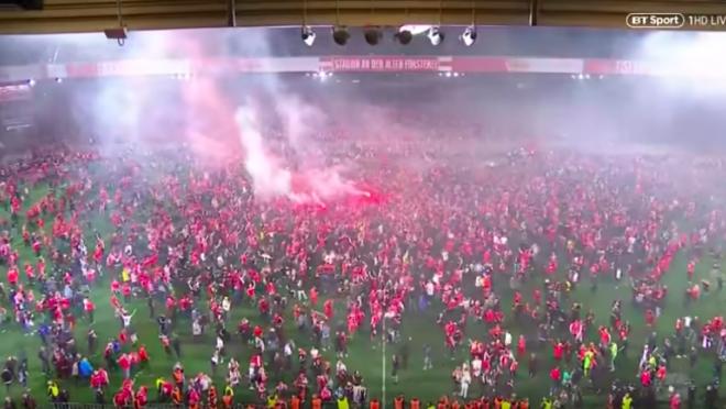 Union Berlin promotion celebration